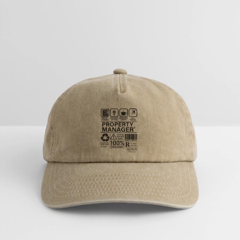 property manager multi tasking problem solving Relaxed Vintage Cap