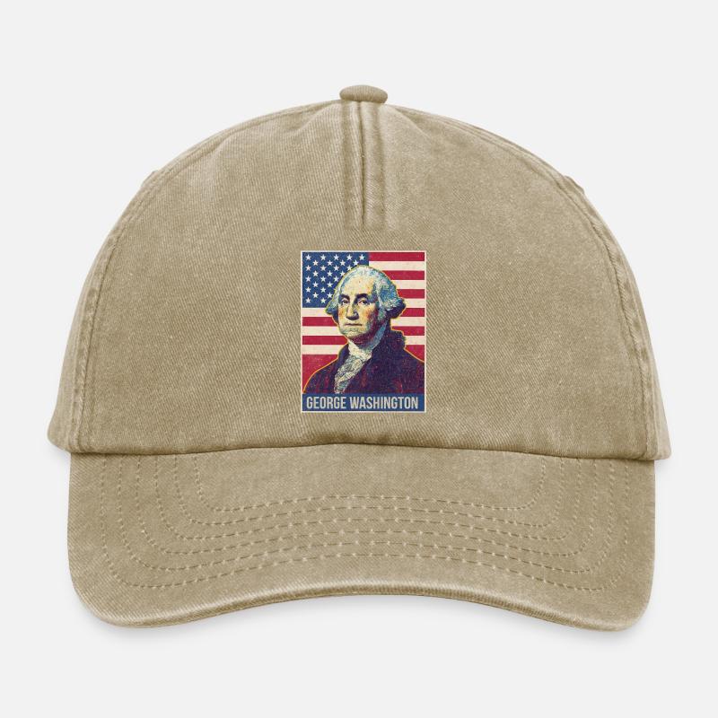 George Washington - Casquette vintage décontractée - beige vintage