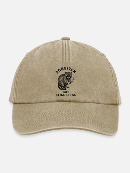 Verziehen, aber wild - Relaxed Vintage Cap - Vintage Beige