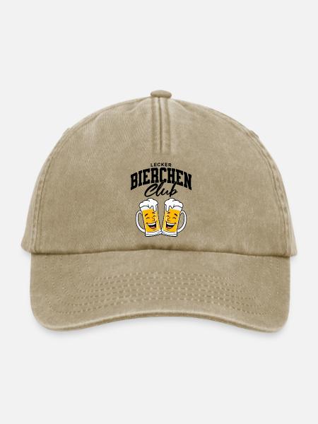 Lecker Bierchen Club - Relaxed Vintage Cap - Vintage Beige