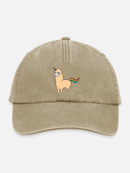 Alpaka Einhorn - Relaxed Vintage Cap - Vintage Beige