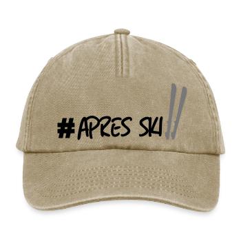 Ski Apres - Relaxed Vintage Cap - vintage beige - Front