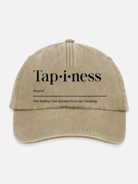 Tap Dance Shirt - Relaxed Vintage Cap - Vintage Beige