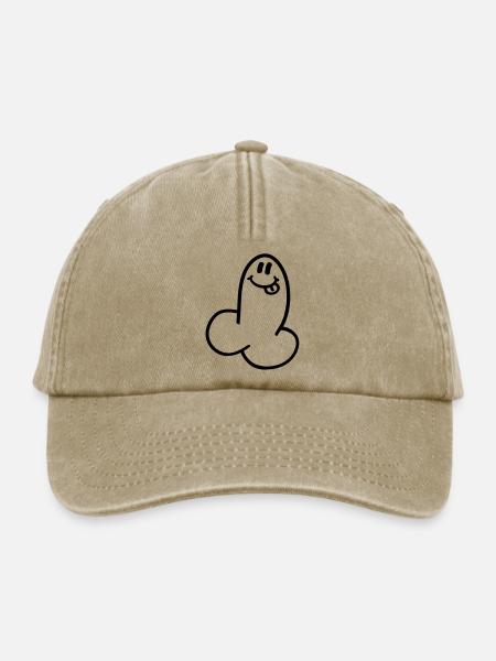 penis__f1 - Relaxed Vintage Cap - Vintage Beige