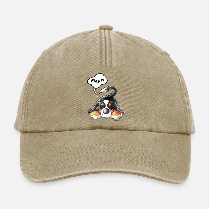 Bouvier bernois - Casquette vintage décontractée - beige vintage
