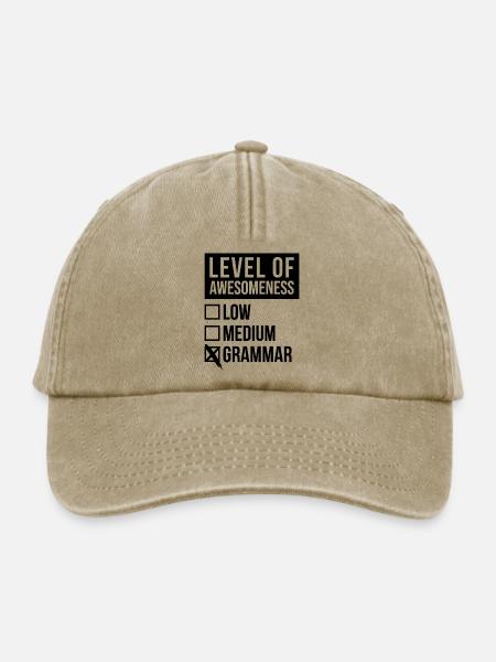 Grammatik Grammatik Grammatik - Relaxed Vintage Cap - Vintage Beige