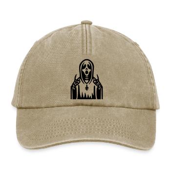 Schrei-Priester - Relaxed Vintage Cap - Vintage Beige - Vorne