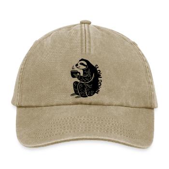 Slow Down - Relaxed Vintage Cap - Vintage Beige - Vorne