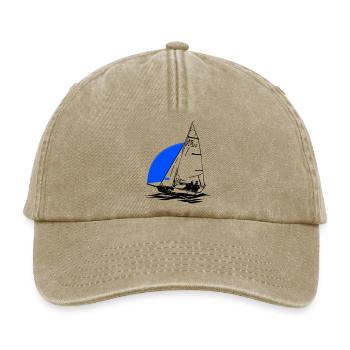 RS Feva XL Sailboat Youth Sailing Dinghy Regatta - Relaxed Vintage Cap - vintage beige - Front