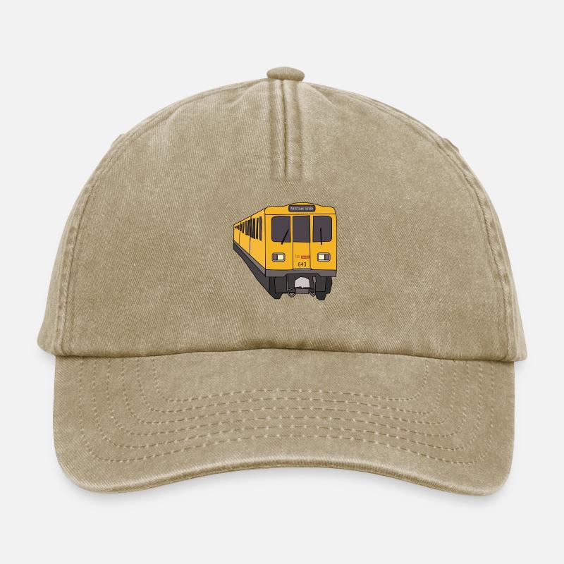 métro - Casquette vintage décontractée - beige vintage