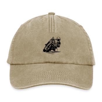 Vector Racing Driver Motor Motorsport - Relaxed Vintage Cap - vintage beige - Front
