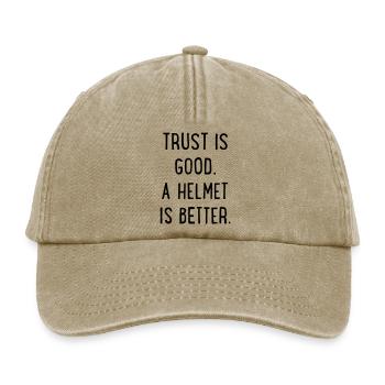 Reithelm - Relaxed Vintage Cap - Vintage Beige - Vorne
