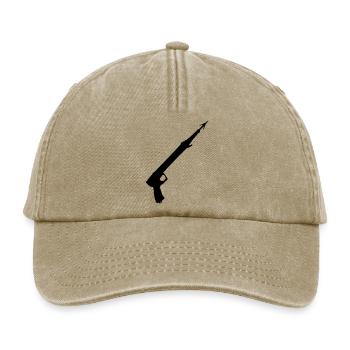 Fusil harpon - Casquette vintage décontractée - beige vintage - Devant