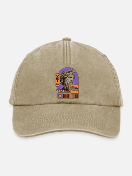 Trend Collage Design - Relaxed Vintage Cap - Vintage Beige