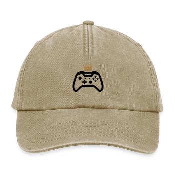 gamer - Relaxed Vintage Cap - vintage beige - Front