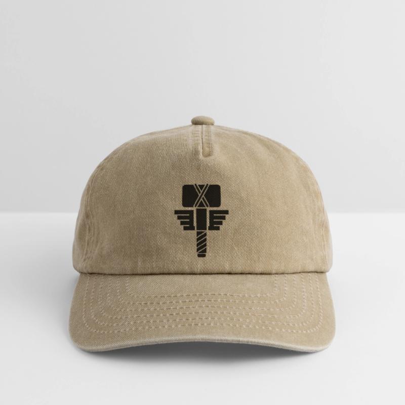 Thor Hammer – Wikinger Mjölnir Comic Superheld Relaxed Vintage Cap