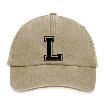 l - Relaxed Vintage Cap - vintage beige - Front
