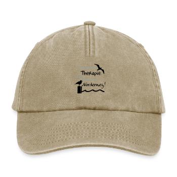 Therapie Norderney - Relaxed Vintage Cap - Vintage Beige - Vorne