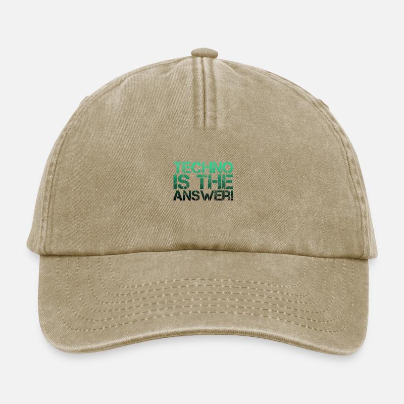 TECHNO - Casquette vintage décontractée - beige vintage
