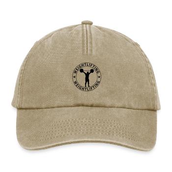 Weightlifting - Relaxed Vintage Cap - vintage beige - Front