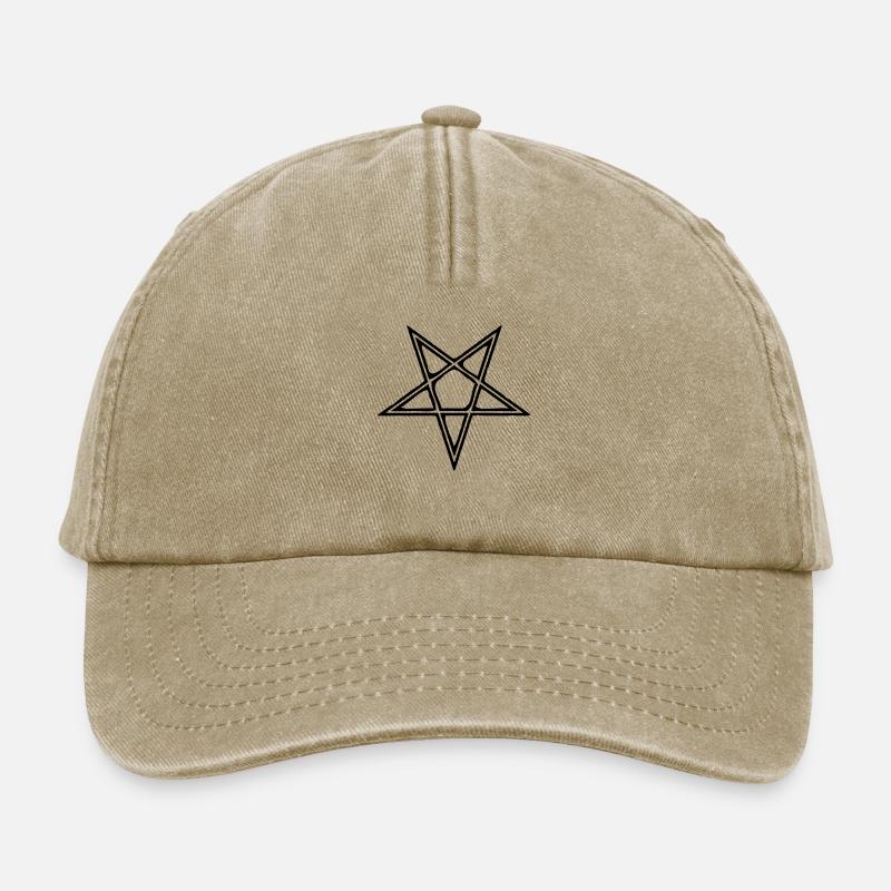 Pentagram__V013 - Relaxed Vintage Cap - vintage beige