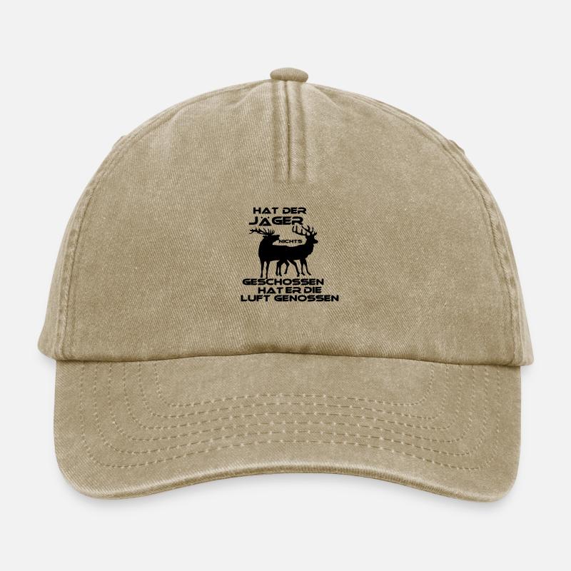 Hat der Jäger.. - Relaxed Vintage Cap - Vintage Beige