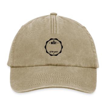 A Personnaliser / Custom / Customiser / Customize - Casquette vintage décontractée - beige vintage - Devant