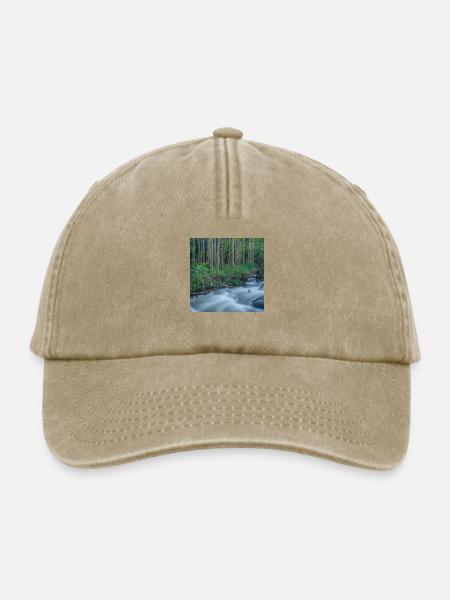 Rocky Mountains Fluss - Relaxed Vintage Cap - Vintage Beige