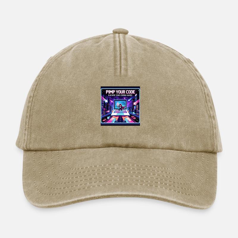 PimpYourCode - Casquette vintage décontractée - beige vintage