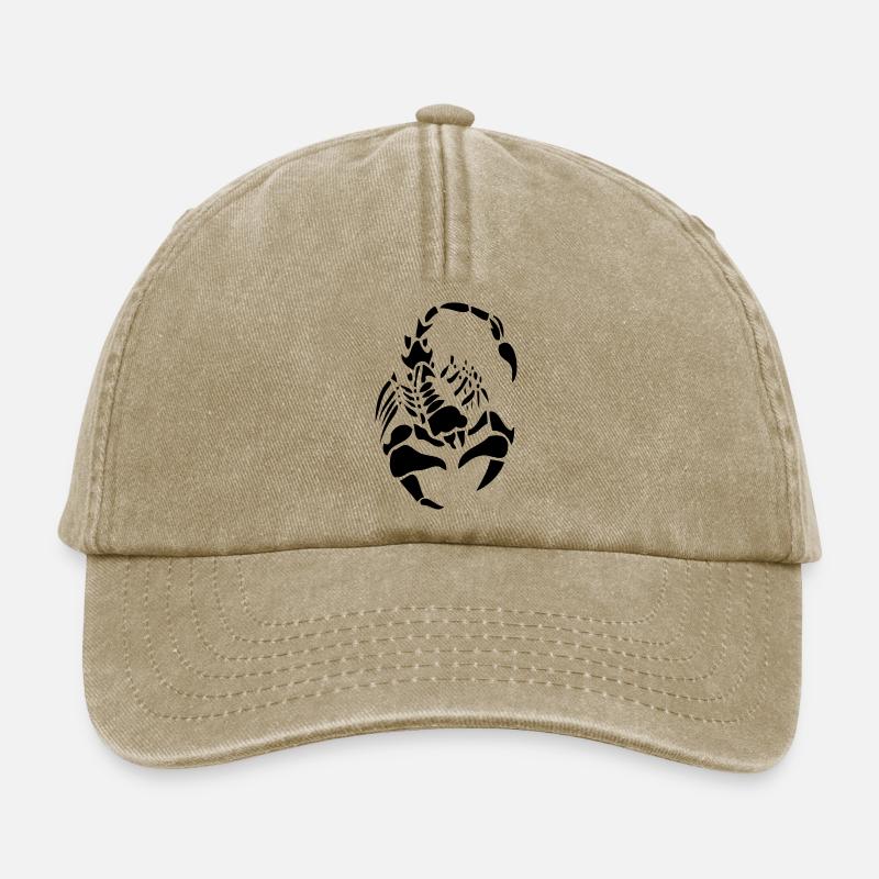 Scorpion - Relaxed Vintage Cap - vintage beige