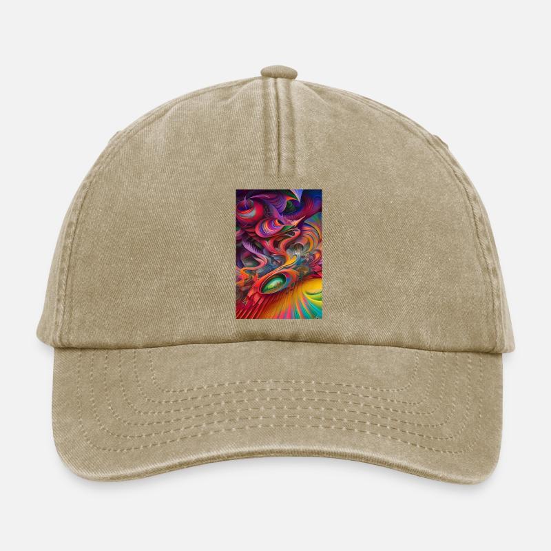 Abstrakte Kunst - Relaxed Vintage Cap - Vintage Beige