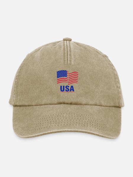 USA - Relaxed Vintage Cap - Vintage Beige