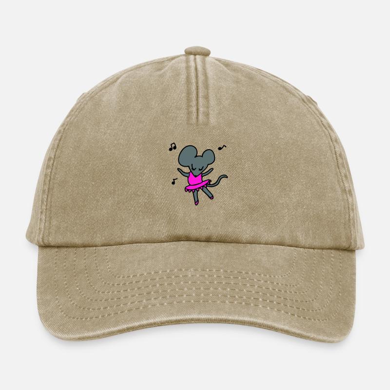 Balett Maus 3 - Relaxed Vintage Cap - Vintage Beige
