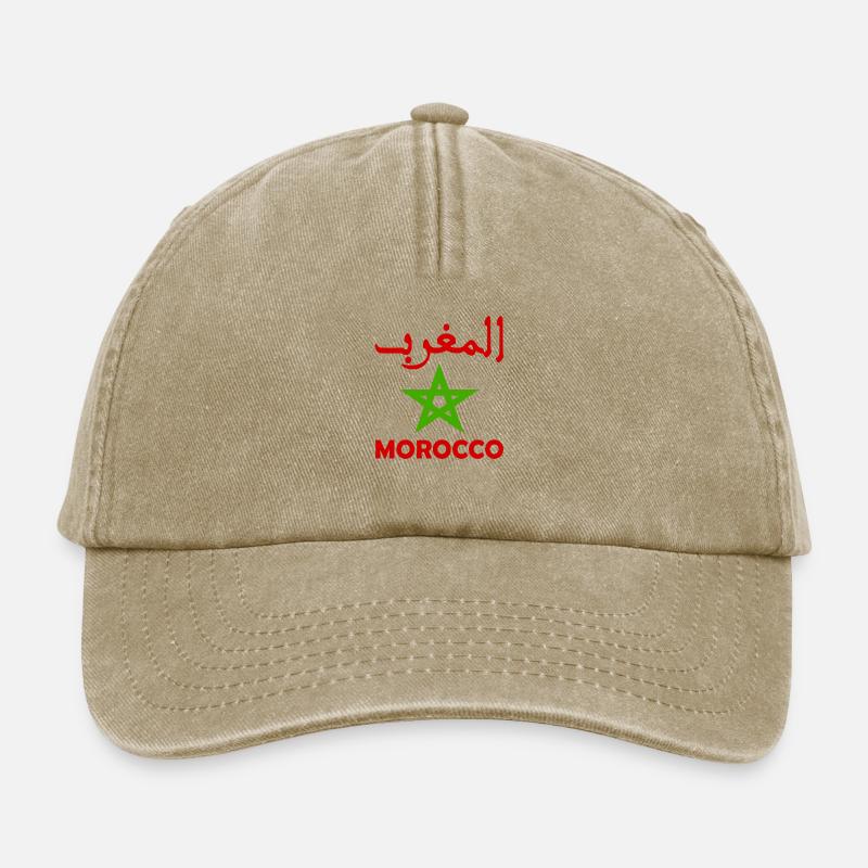 Morocco - Relaxed Vintage Cap - vintage beige