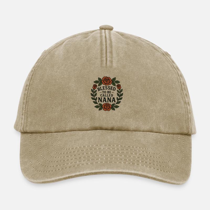 Called Nana - Relaxed Vintage Cap - vintage beige