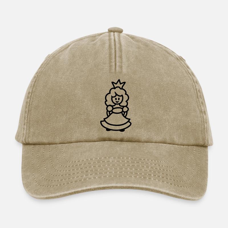 Princess - Line - Relaxed Vintage Cap - vintage beige