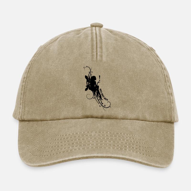 fée détente - Casquette vintage décontractée - beige vintage