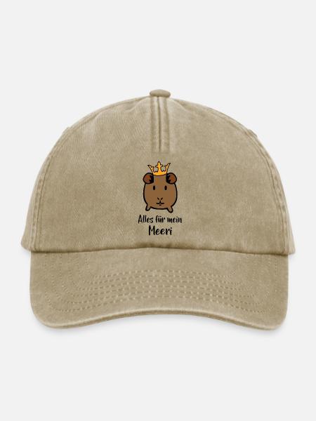 Meerschweinchen - Relaxed Vintage Cap - Vintage Beige