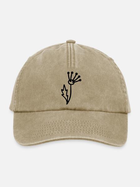 Blume 2 - Relaxed Vintage Cap - Vintage Beige