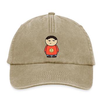 Suspected cartoon character - gift idea - Relaxed Vintage Cap - vintage beige - Front