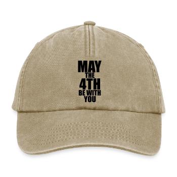 May the 4th be with you - Casquette vintage décontractée - beige vintage - Devant