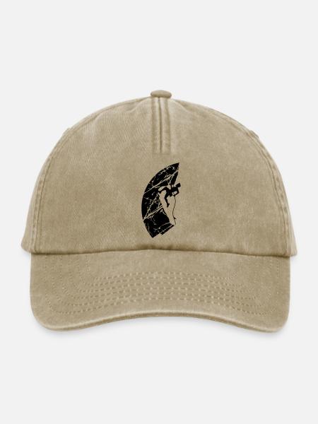 Risse klettern seil mann - Relaxed Vintage Cap - Vintage Beige