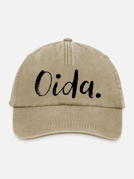 Oida österreich - Relaxed Vintage Cap - Vintage Beige