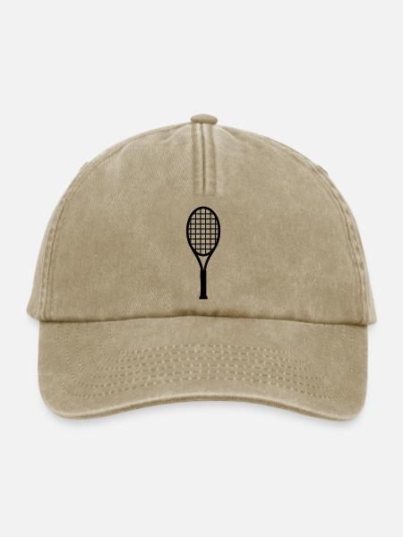 Tennisschläger - Relaxed Vintage Cap - Vintage Beige