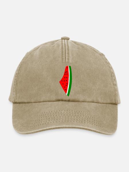 Wassermelone Melone - Relaxed Vintage Cap - Vintage Beige