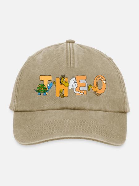 Theo - Relaxed Vintage Cap - Vintage Beige