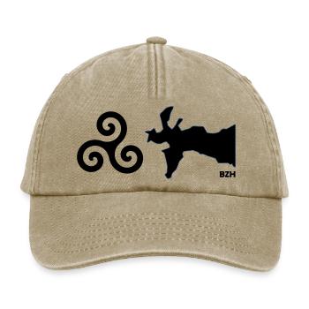 Tri-Crozon - Relaxed Vintage Cap - vintage beige - Front