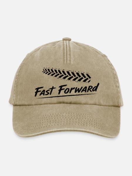 Landwirtschaft Stollenreifen Acker Fast Forward - Relaxed Vintage Cap - Vintage Beige