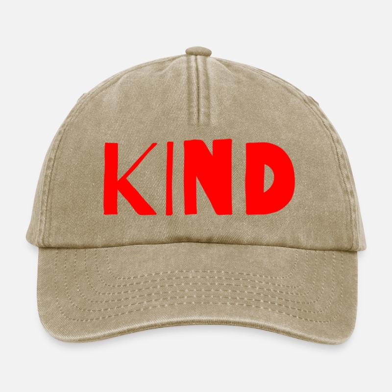 Ich bin ein Kind - Relaxed Vintage Cap - Vintage Beige