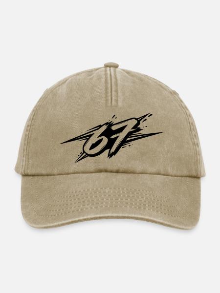 67 / Six Seven / 6-7 - Relaxed Vintage Cap - Vintage Beige